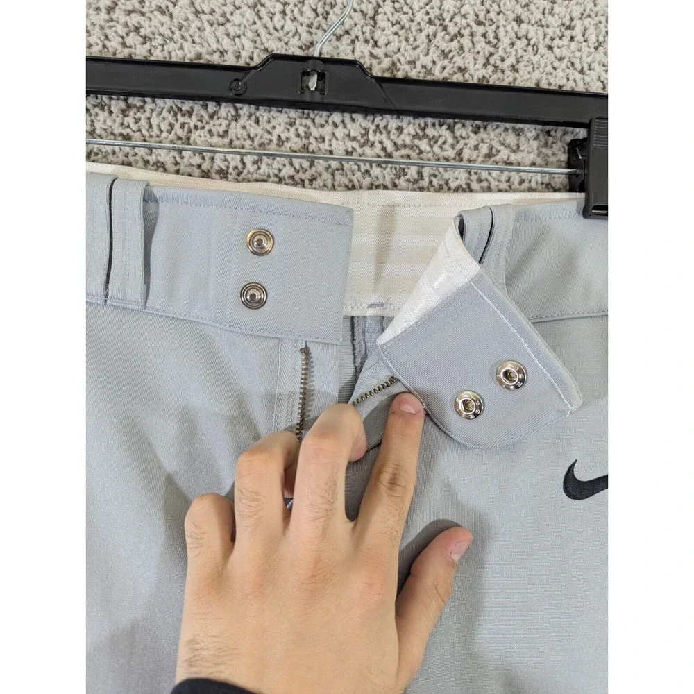 Nike Vapor Pro Baseball Solid Gray Pants Men's‎ Size XL Great Condition